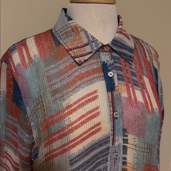 Tolani Multicolor Long Sleeve Maxi Dress - Picture 7 of 15